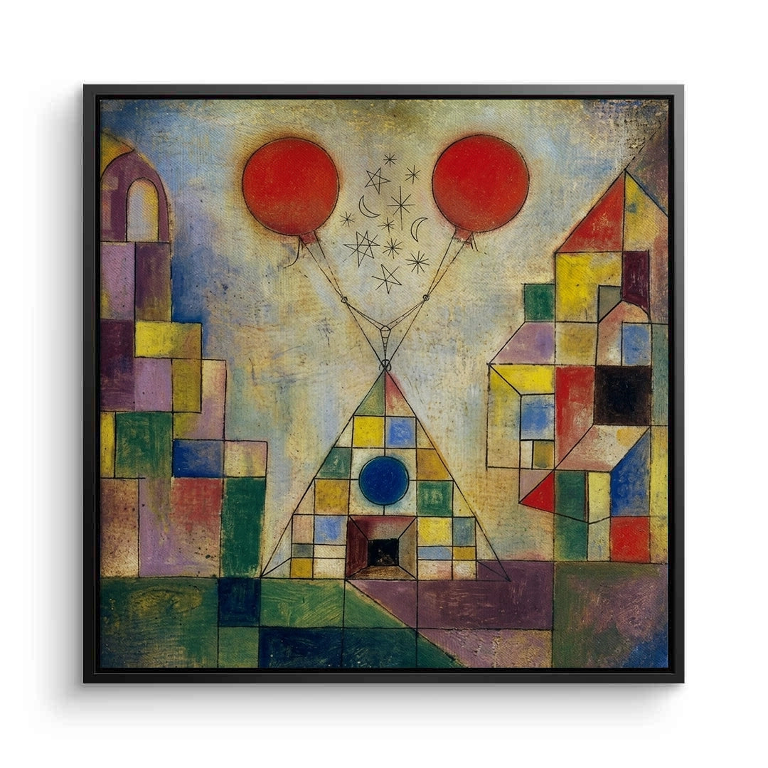 2Surreal Geometric Landscape - Canvas