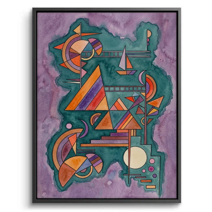 Geometric Dreamscape - Canvas