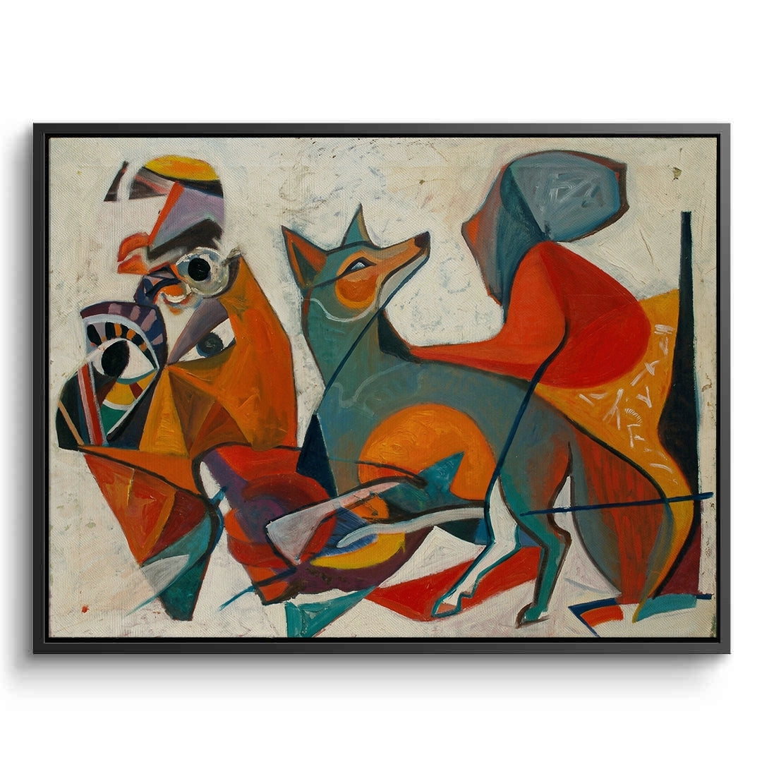 2Fauvist Fox in Motion - Canvas