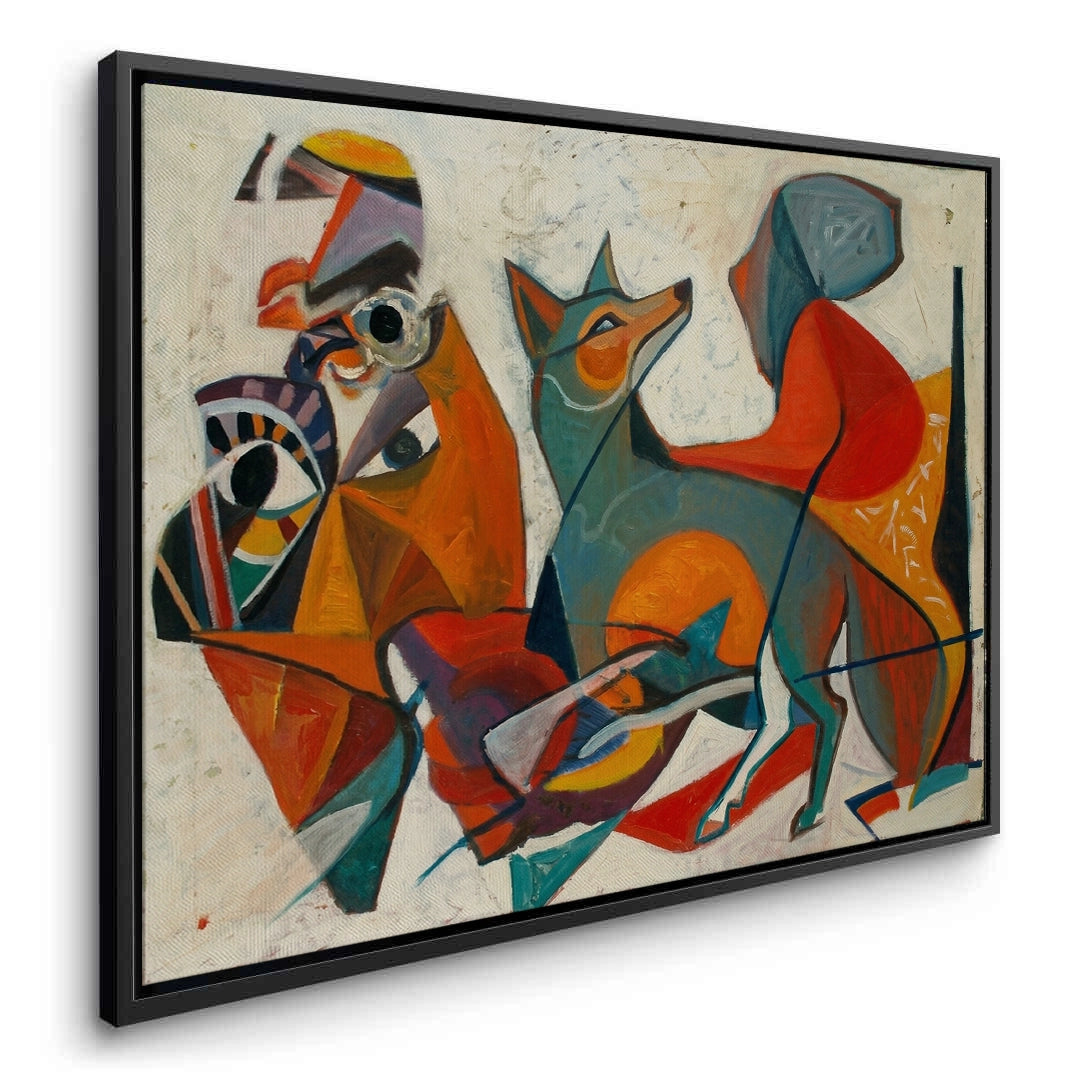 2Fauvist Fox in Motion - Canvas