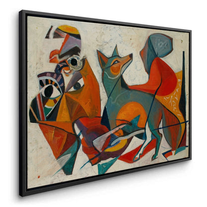 Fauvist Fox in Motion - Canvas