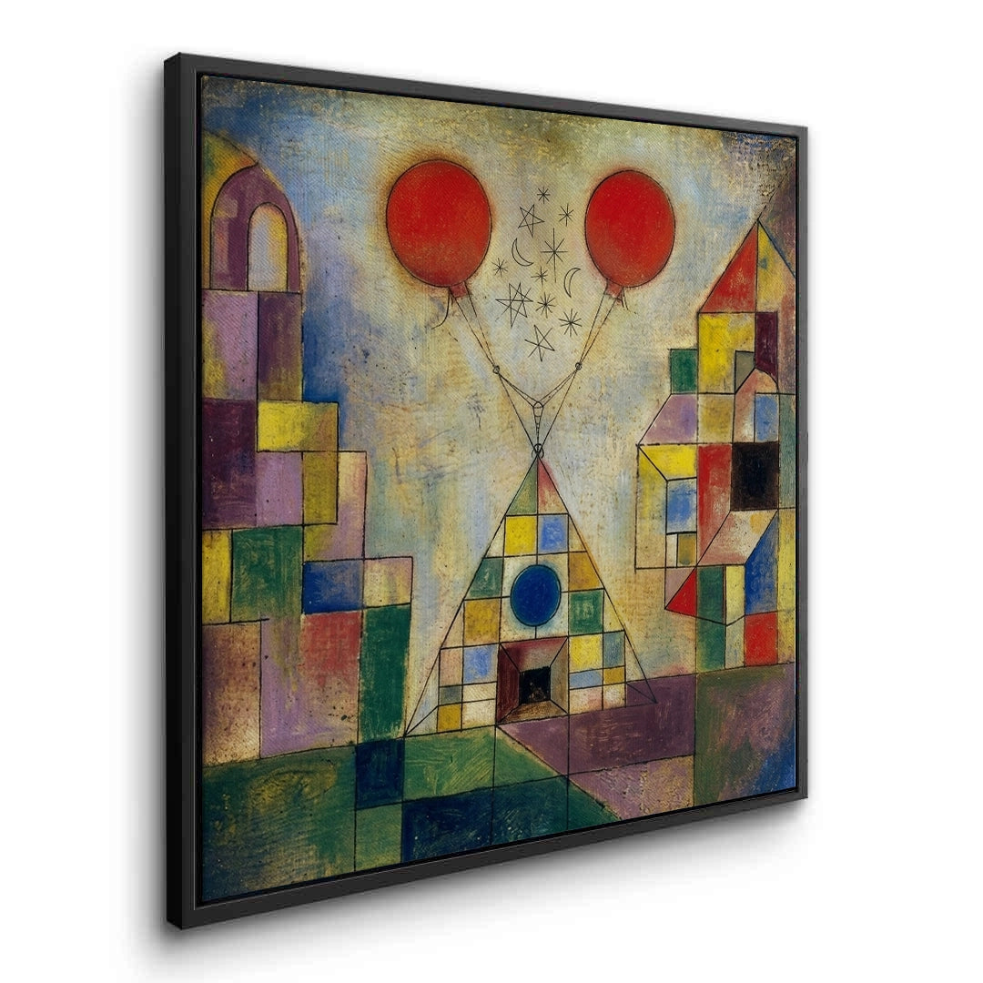 2Surreal Geometric Landscape - Canvas
