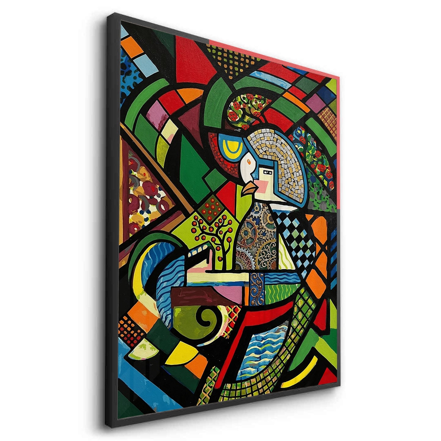 2Abstract Clockwork Bird - Fine Art