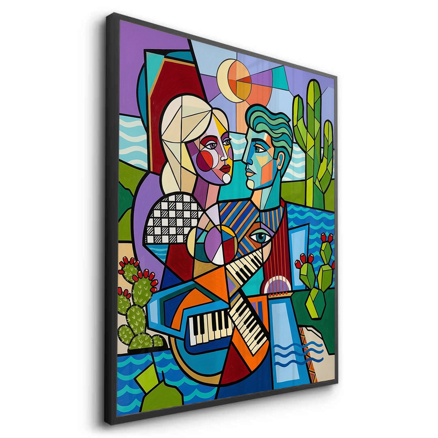 2Desert Melody Pop Art - Fine Art