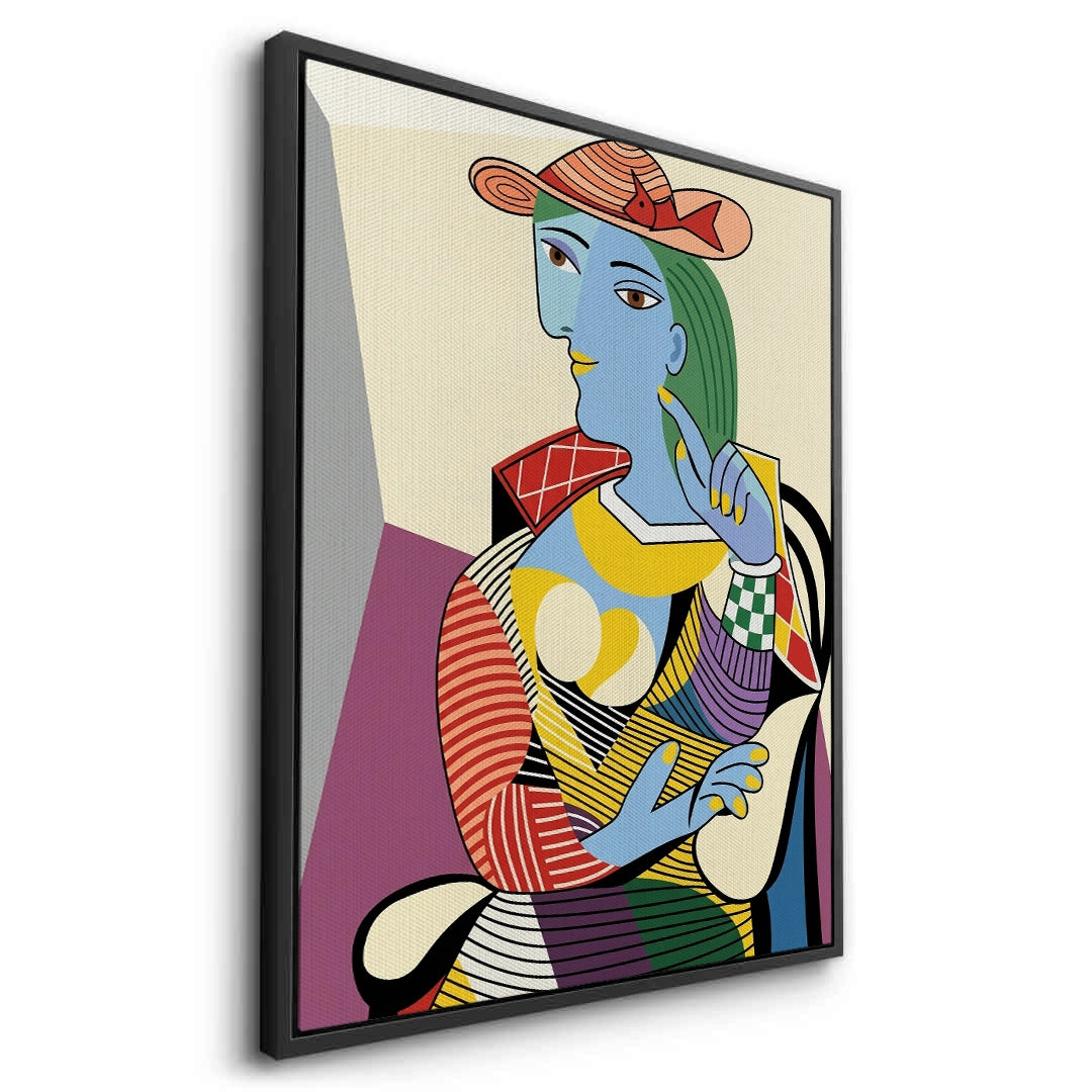 2Geometric Woman Figural - Canvas