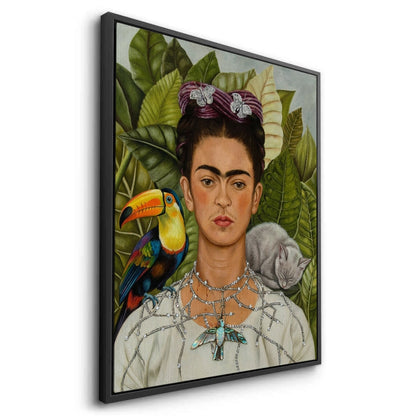 Frida Kahlo Modern Tribute - Canvas