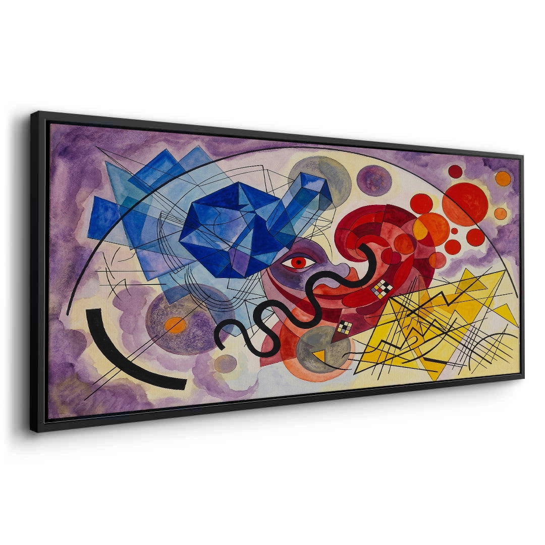 2Vibrant Geometric Surrealism - Canvas