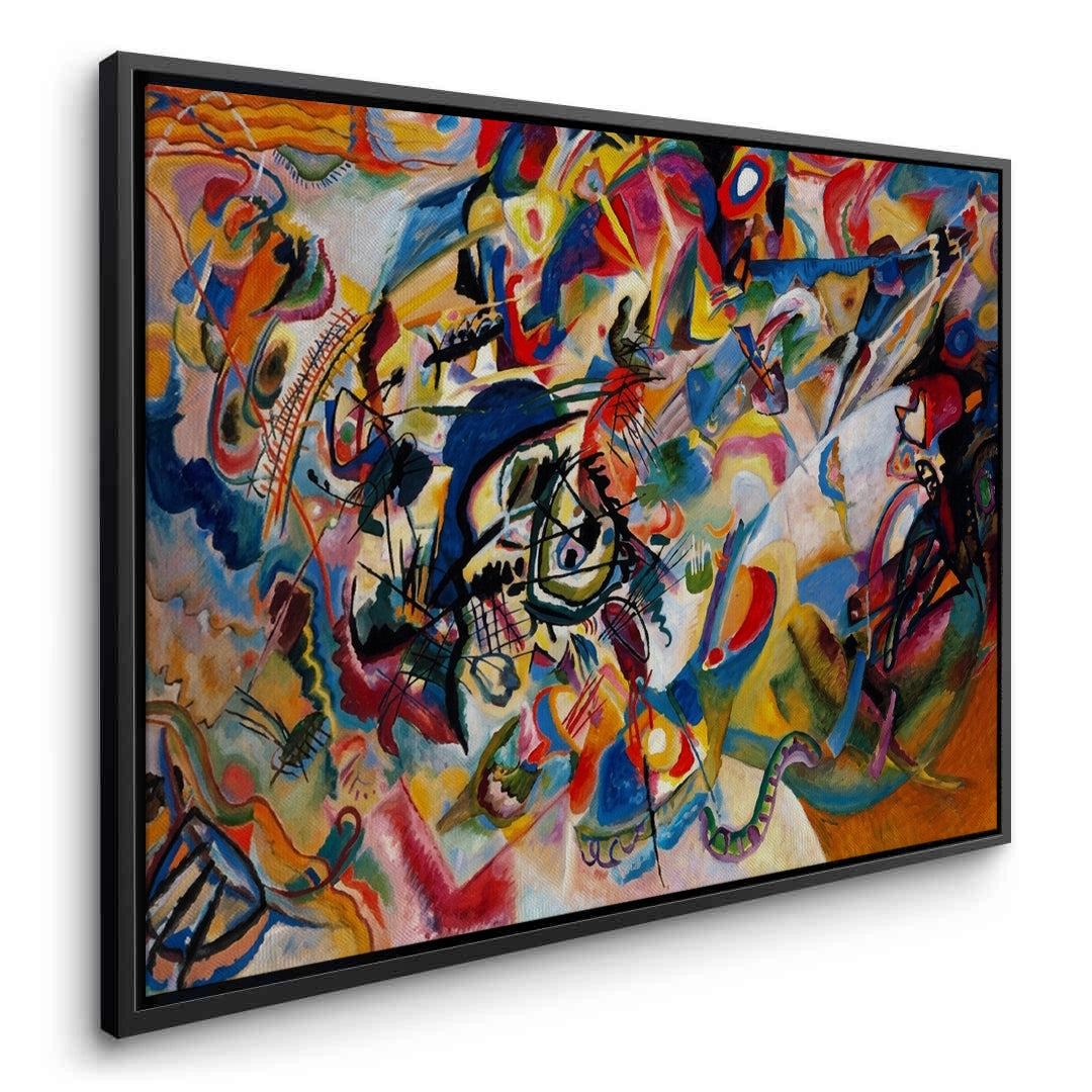 2Vibrant Abstract Expressionist - Canvas