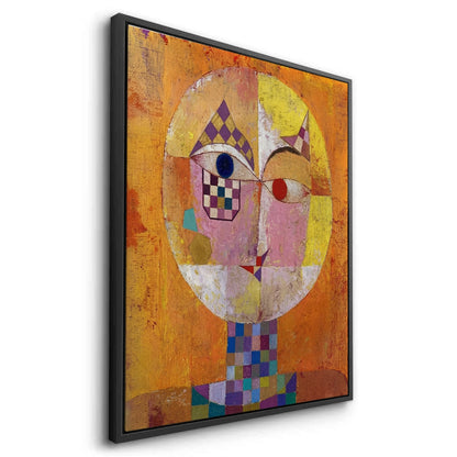 Geometric Harlequin Portrait - Canvas