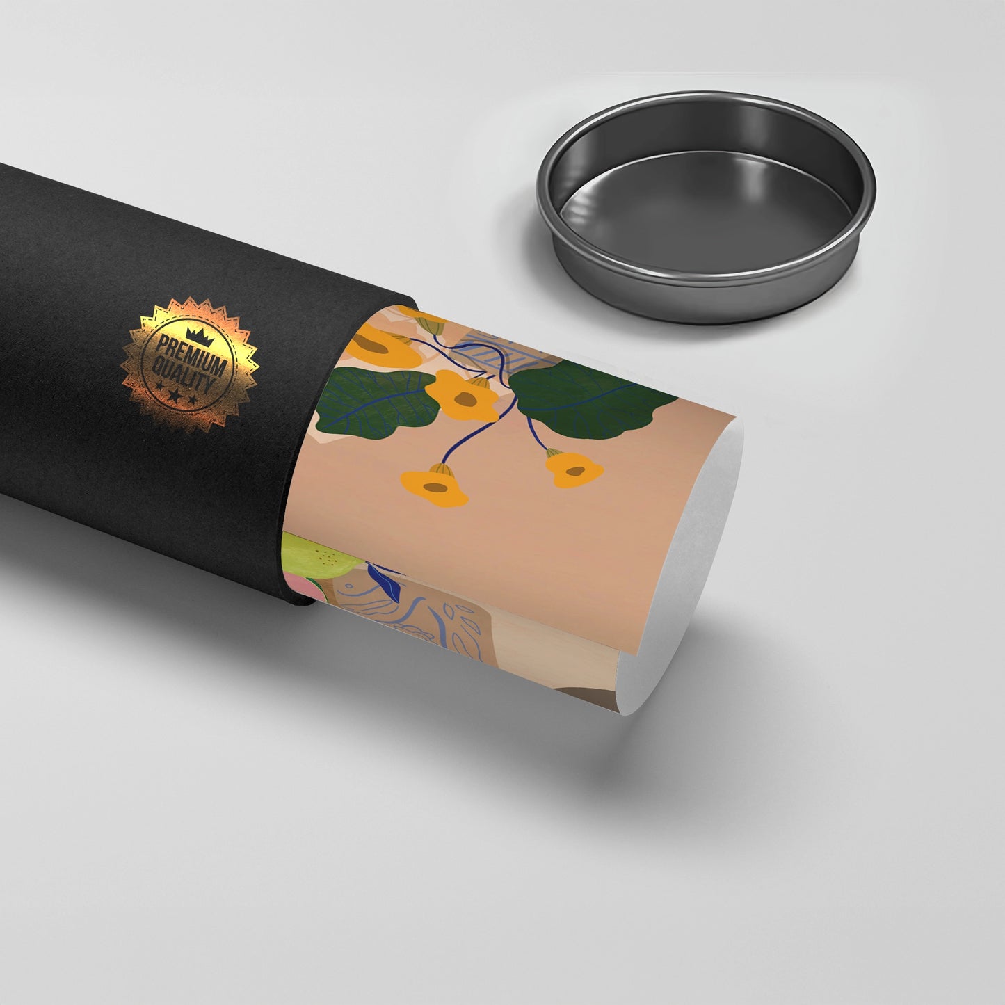 2blue patterned vase - Poster