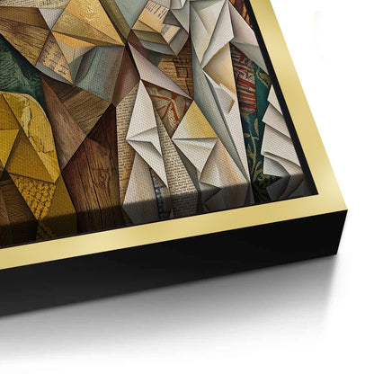 Melodic Cubist Portrait - Canvas