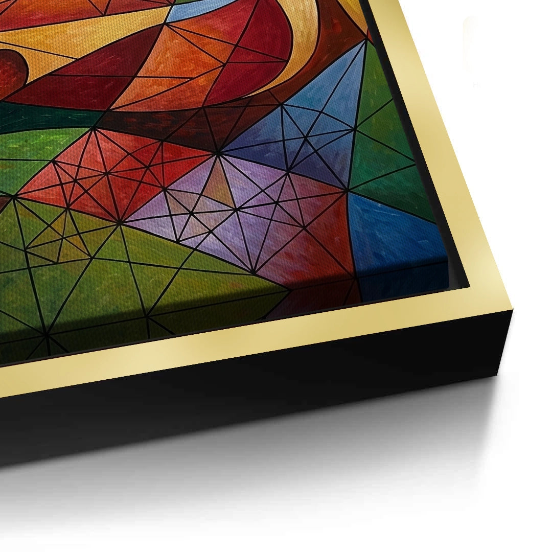 2Modern Abstract Figures - Canvas