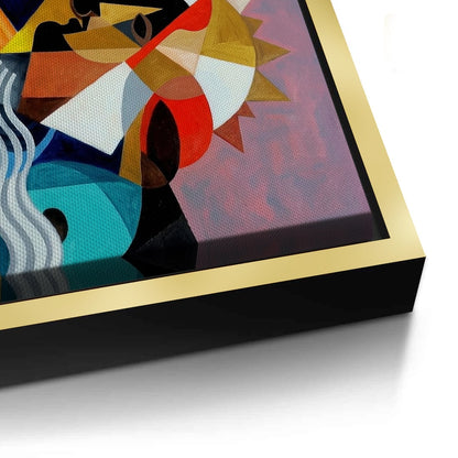 Cubist Sun Spirit - Canvas