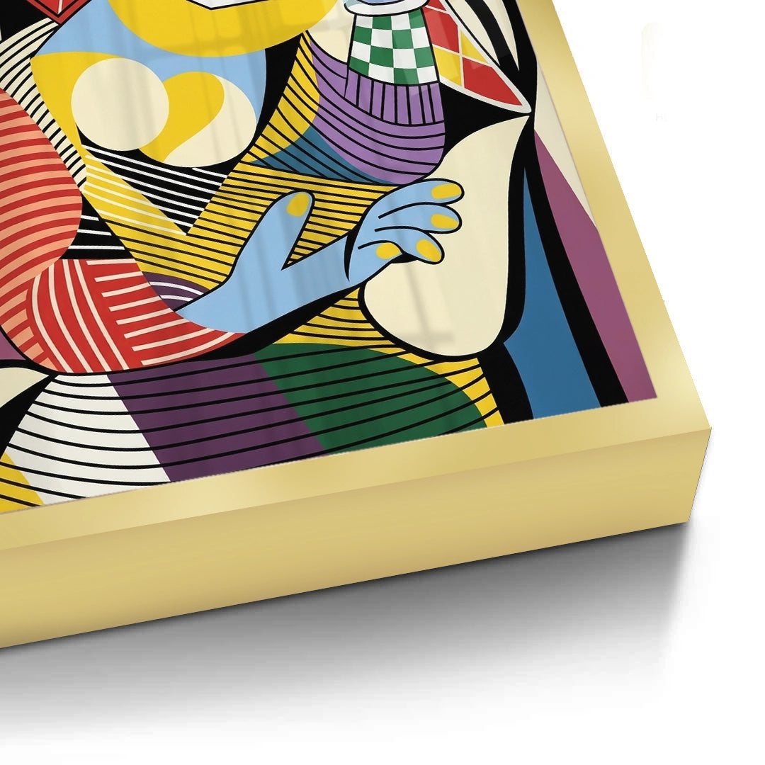 2Geometric Woman Figural - Fine Art