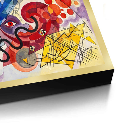 Vibrant Geometric Surrealism - Fine Art