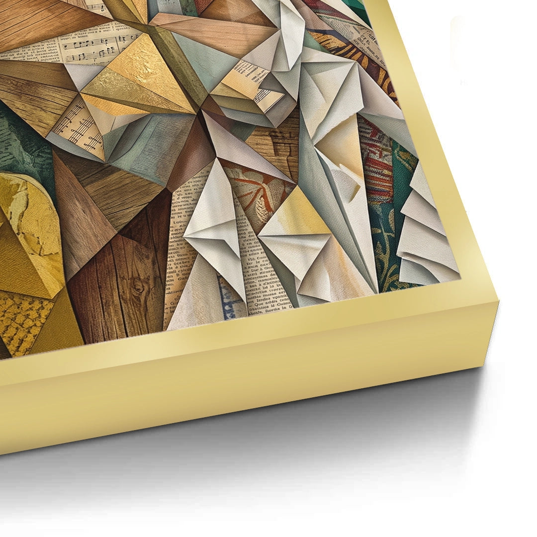 2Melodic Cubist Portrait - Fine Art