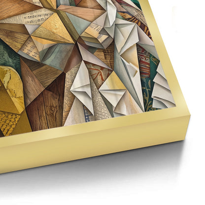 Melodic Cubist Portrait - Fine Art