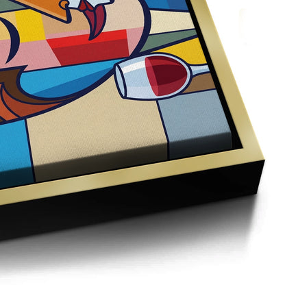 The Modern Kiss - Canvas