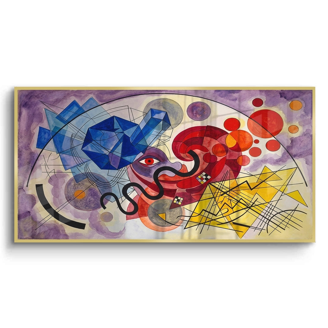 2Vibrant Geometric Surrealism - Fine Art