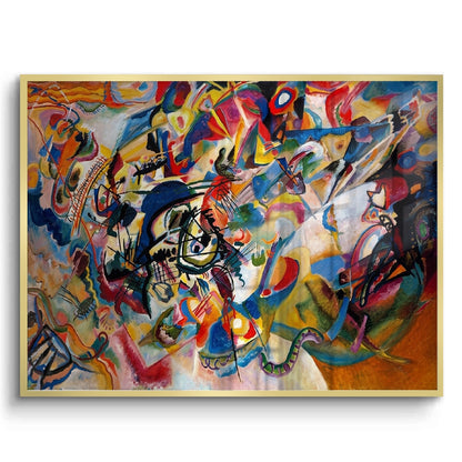Vibrant Abstract Expressionist - Fine Art