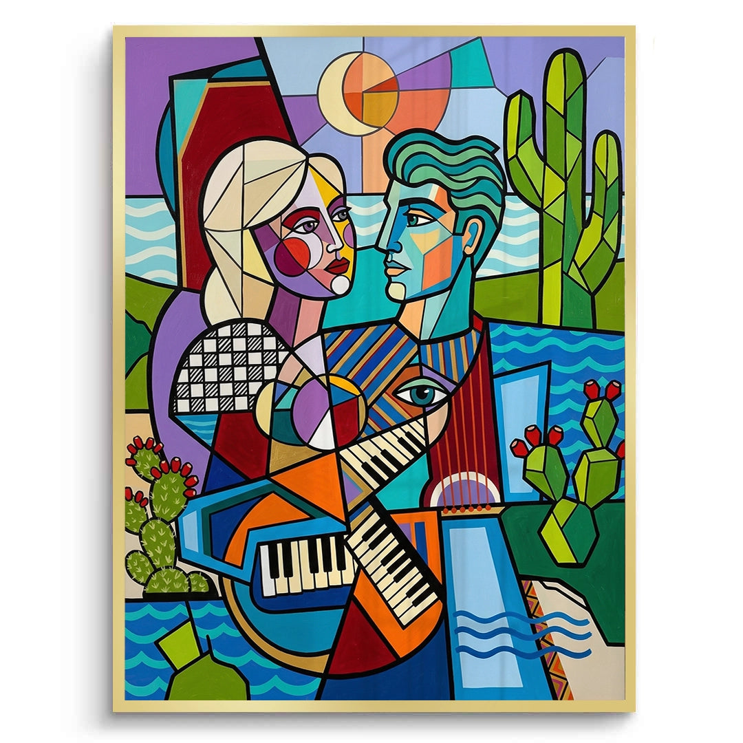 2Desert Melody Pop Art - Fine Art