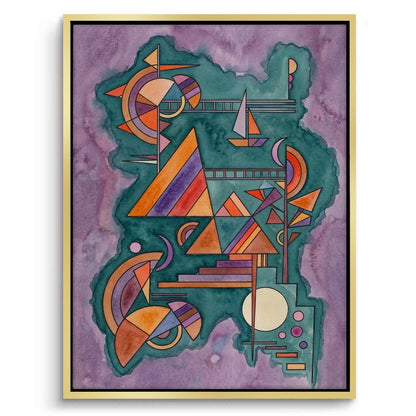 Geometric Dreamscape - Canvas