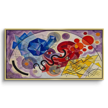 Vibrant Geometric Surrealism - Canvas