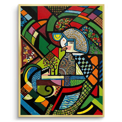 Abstract Clockwork Bird - Fine Art
