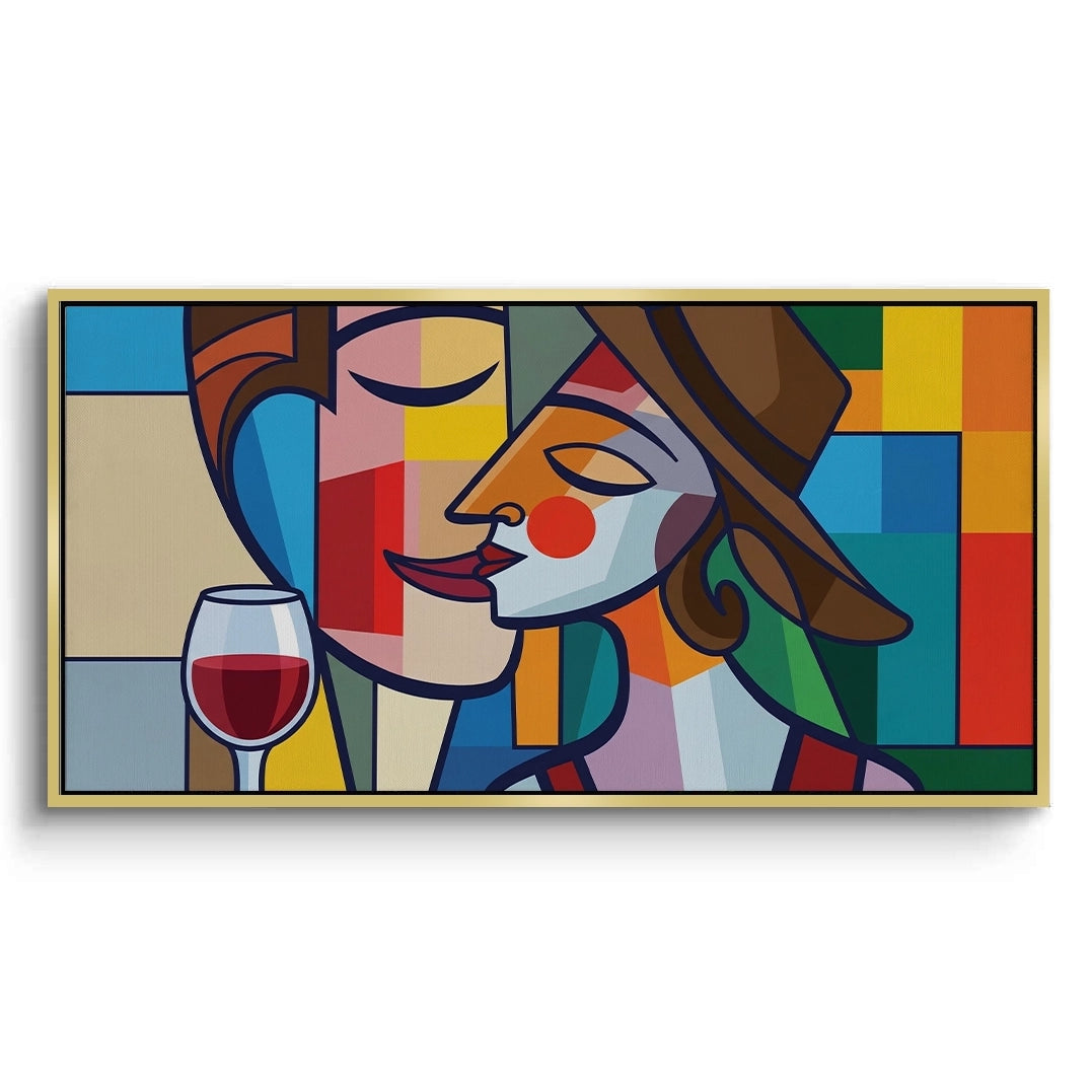 2The Modern Kiss - Canvas