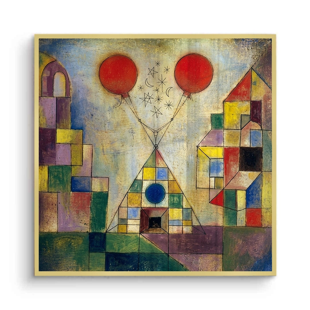 2Surreal Geometric Landscape - Fine Art