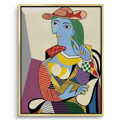 Geometric Woman Figural - Canvas