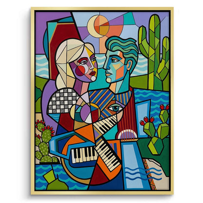 Desert Melody Pop Art - Canvas