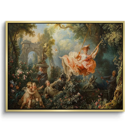 The Happy Accidents of the Swing - Canvas