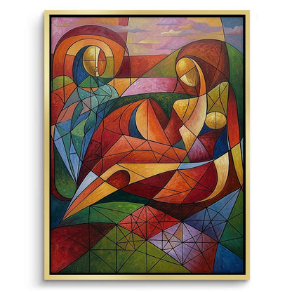 Modern Abstract Figures - Canvas
