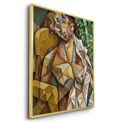 Melodic Cubist Portrait - Fine Art