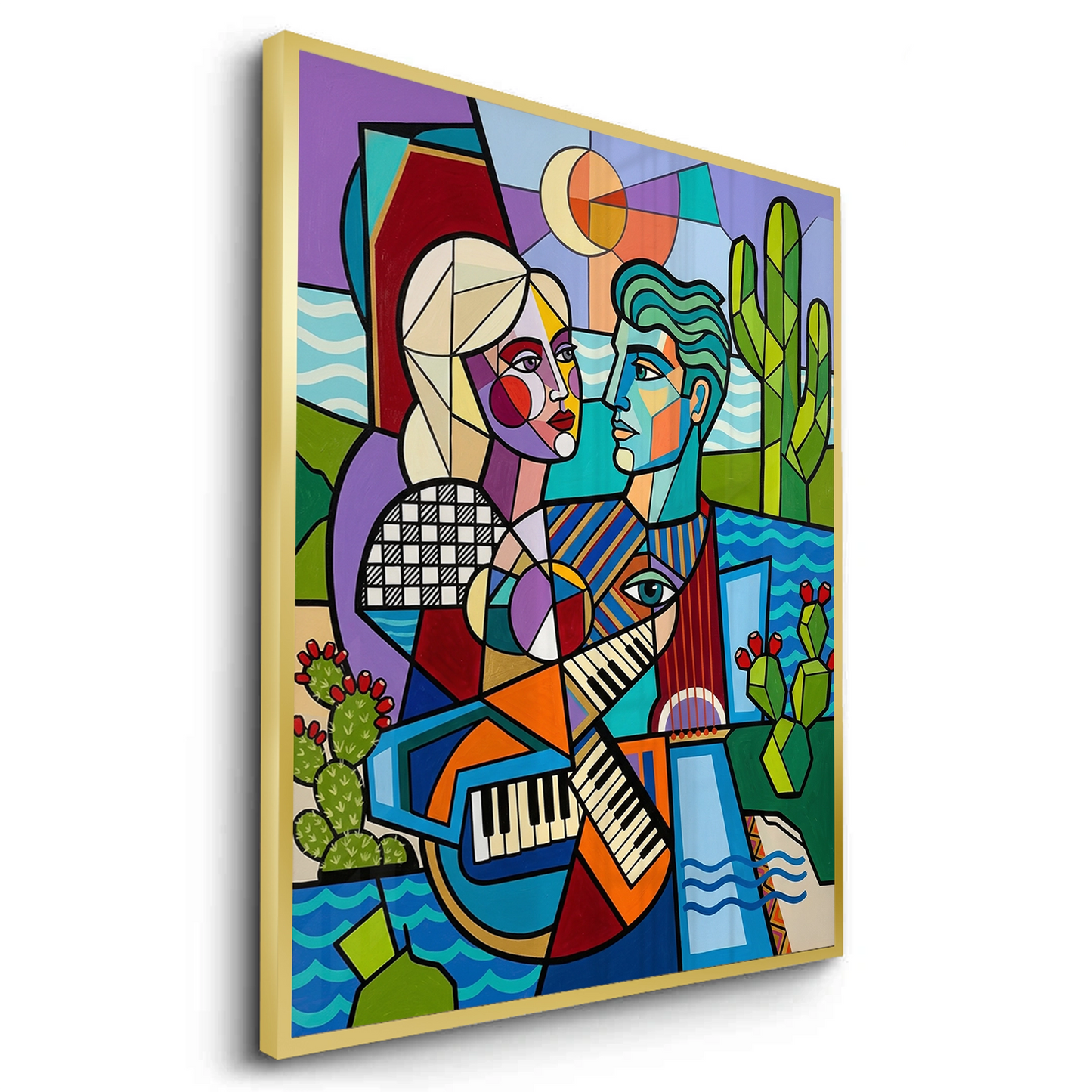 2Desert Melody Pop Art - Fine Art