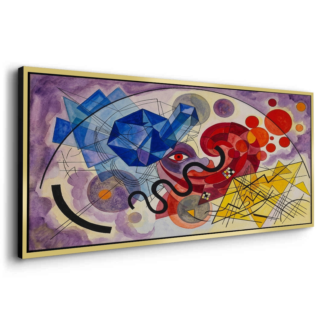 2Vibrant Geometric Surrealism - Canvas