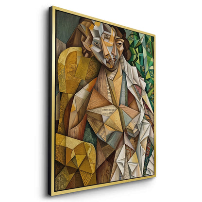 Melodic Cubist Portrait - Canvas