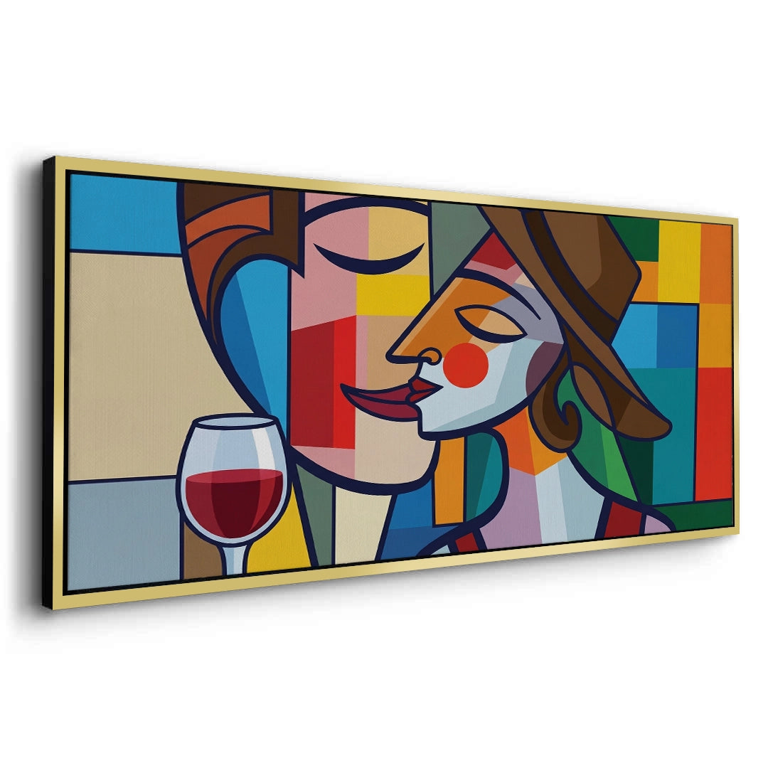 2The Modern Kiss - Canvas