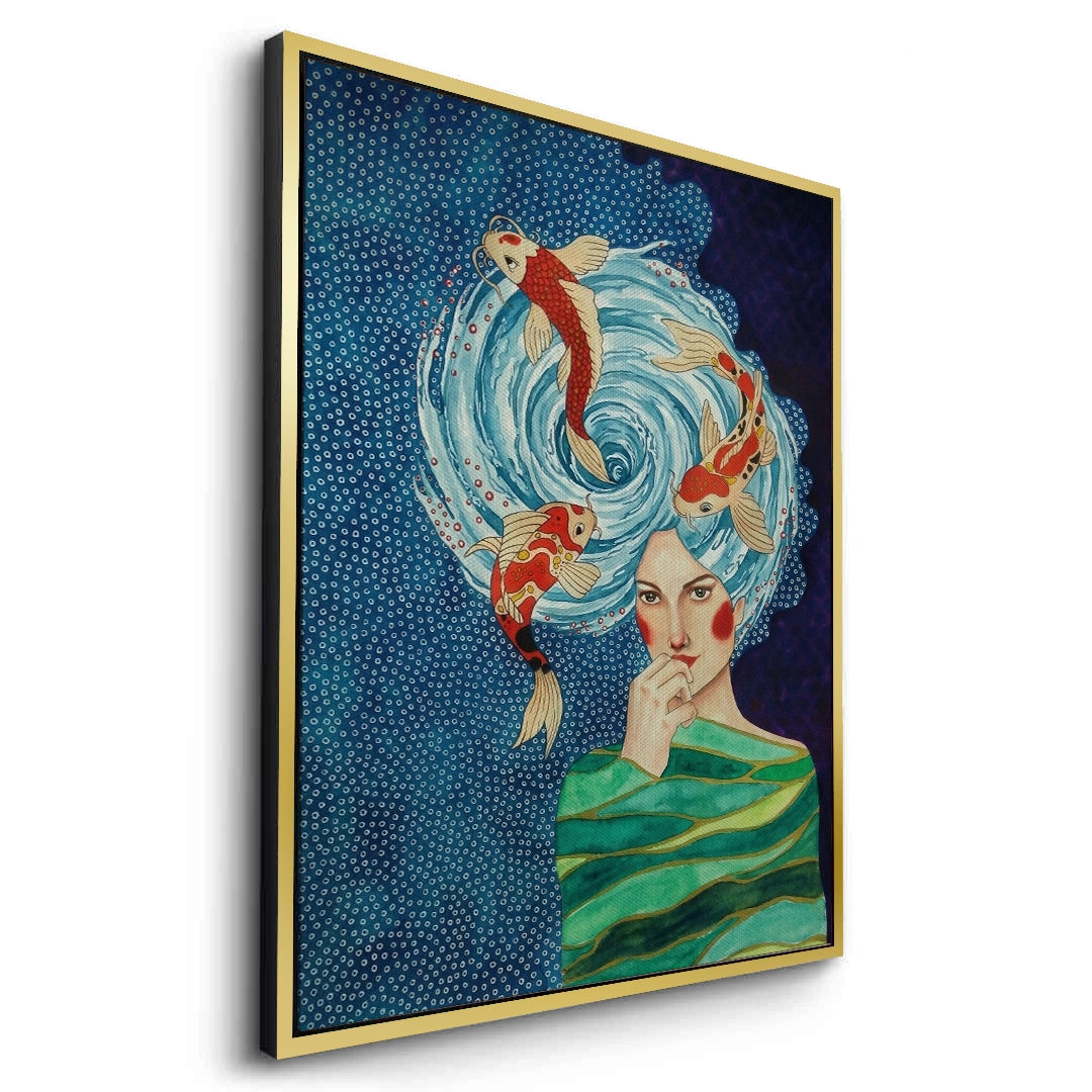 2Minds of Koi - Canvas