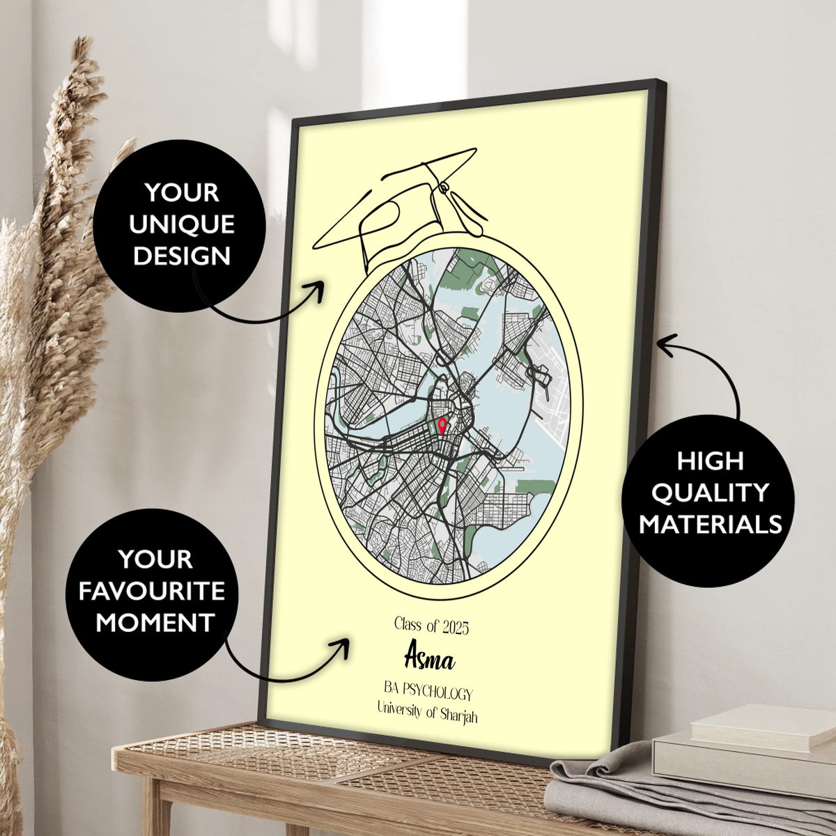 2Graduation Map Gift