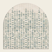 Rain Arch hand-tufted rug in Sage Mist – flat lay