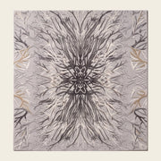 Mirage Plume hand-tufted rug in Silver Ash – flat lay