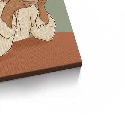 minimalism, faceless portraiture - Canvas