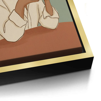 minimalism, faceless portraiture - Canvas