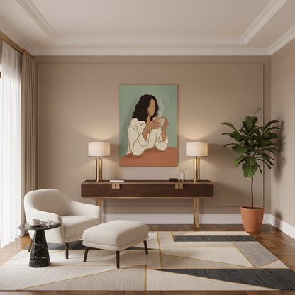 minimalism, faceless portraiture - Canvas