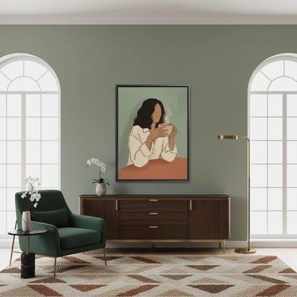 minimalism, faceless portraiture - Canvas