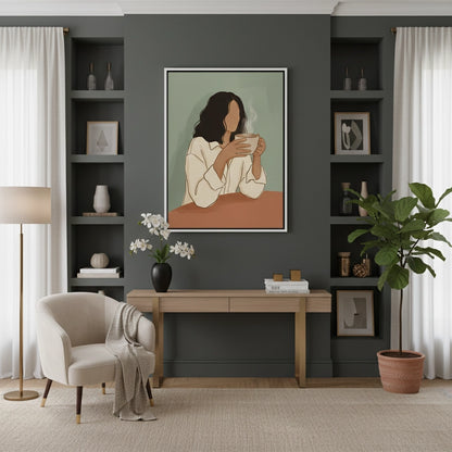 minimalism, faceless portraiture - Canvas