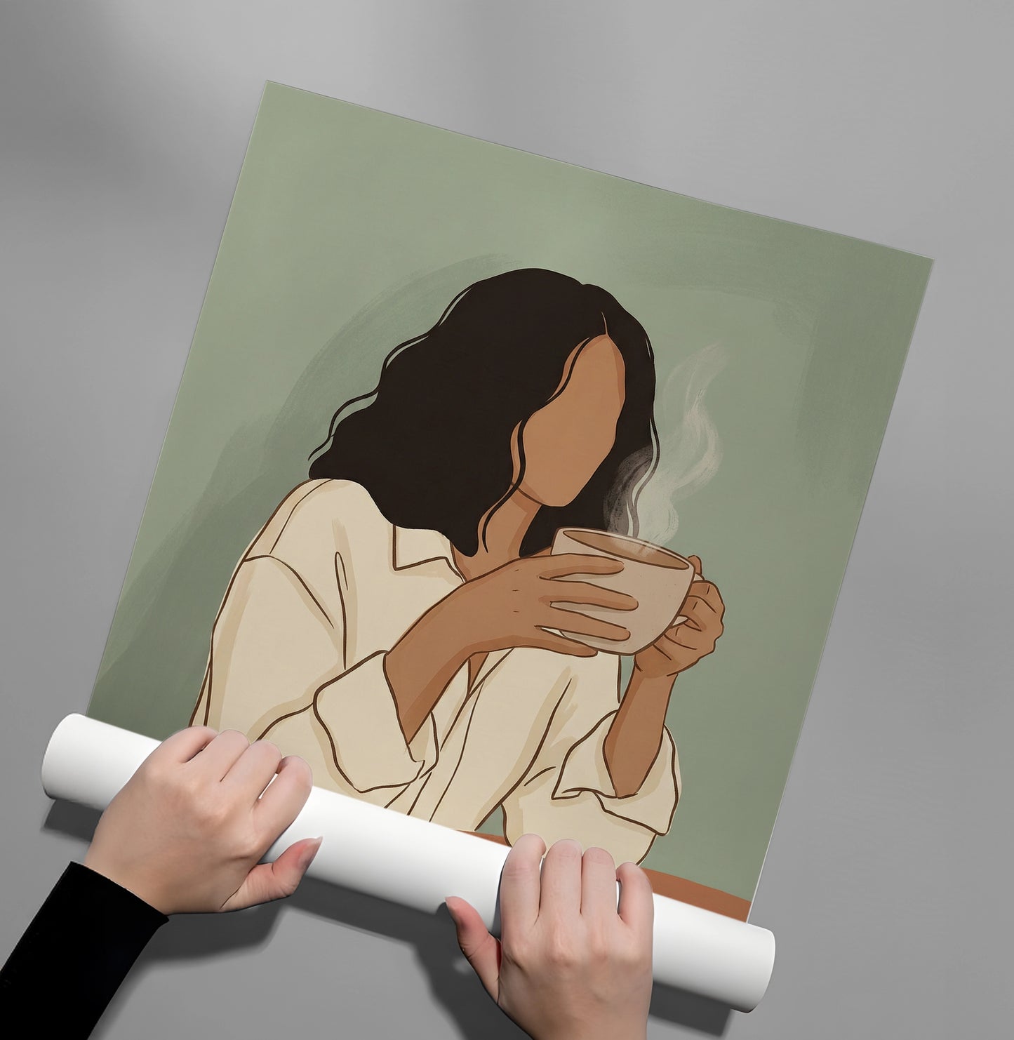 2minimalism, faceless portraiture - Poster