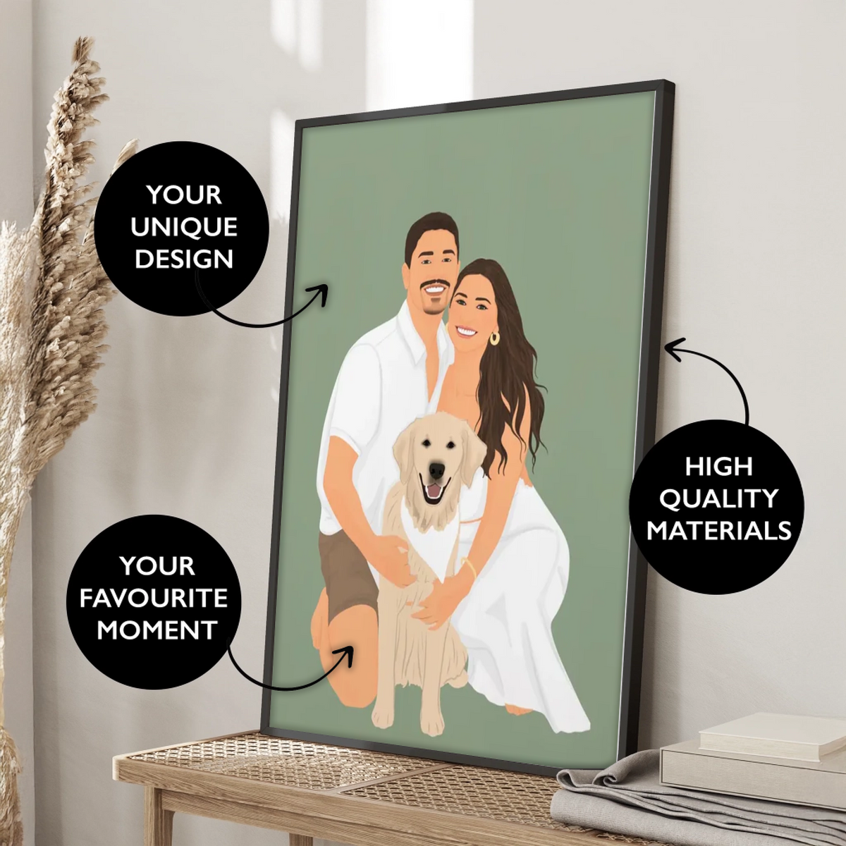 2Personalized illustration Art